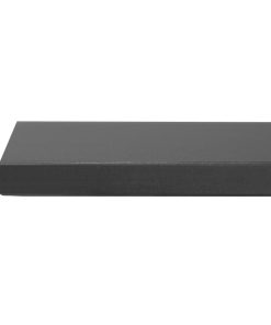 Bolero Matte Black Square Outdoor Table Top 700mm (FU530)