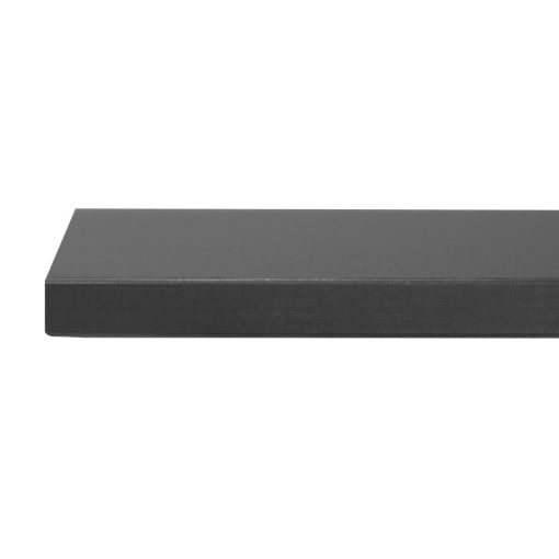 Bolero Matte Black Square Outdoor Table Top 700mm (FU530)