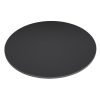 Bolero Matte Black Round Outdoor Table Top 600mm (FU531)