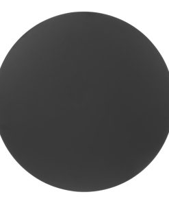 Bolero Matte Black Round Outdoor Table Top 600mm (FU531)