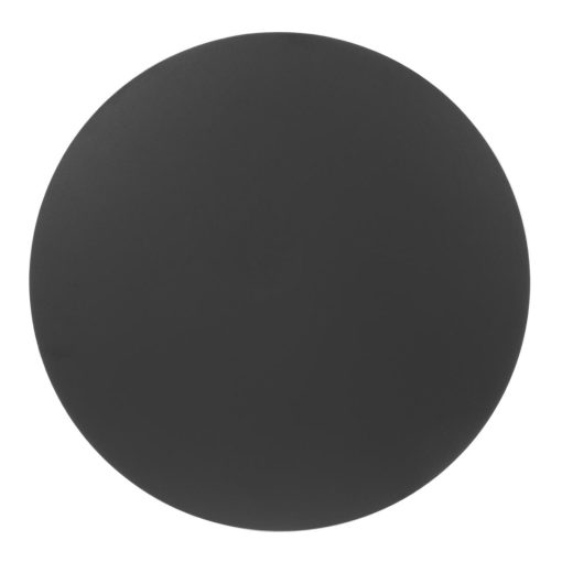 Bolero Matte Black Round Outdoor Table Top 600mm (FU531)