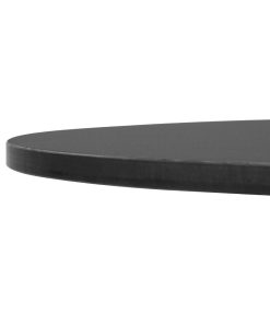 Bolero Matte Black Round Outdoor Table Top 600mm (FU531)