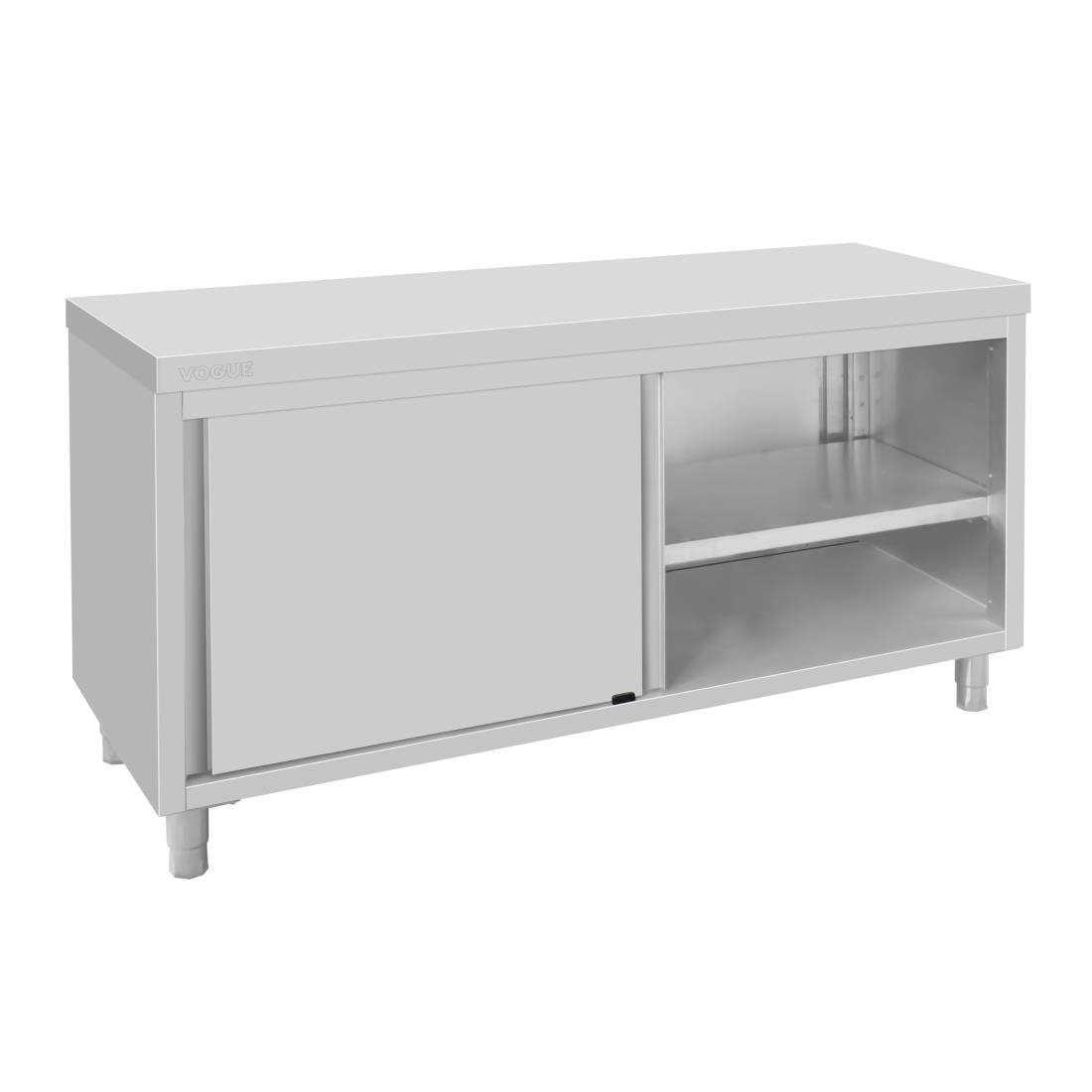 Vogue Standing Floor Cupboard Stainless Steel 900x1800x600mm (FU587 ...