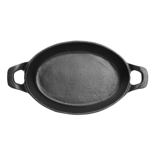 Olympia Cast Iron Oval Eared Dish 220x150mm (FW817)