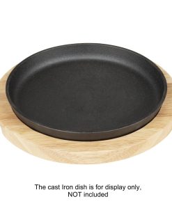 Olympia Hevea Board for Cast Iron Round Dish 254mm for GJ556 (FW976)