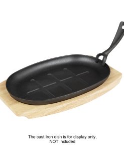 Olympia Hevea Board for Cast Iron Oval Sizzler 335x205mm for GJ557 (FW979)