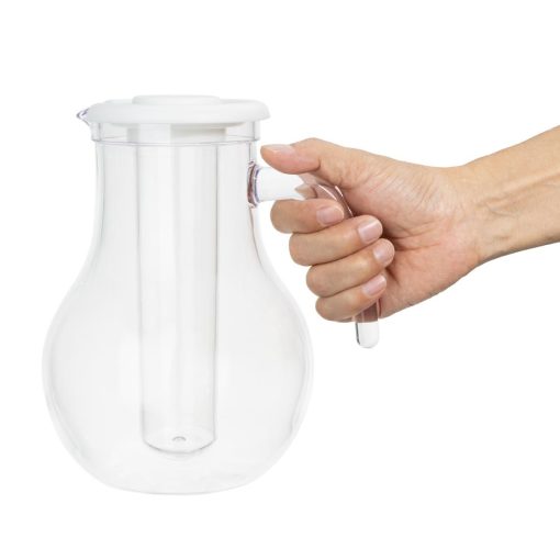 Olympia Kristallon Jug With Cooling Tube Polycarbonate Plain 1600ml (HC356)