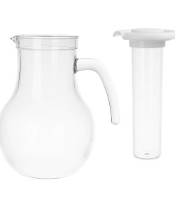 Olympia Kristallon Jug With Cooling Tube Polycarbonate Plain 1600ml (HC356)