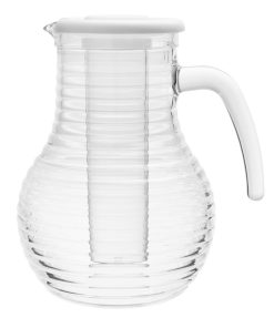 Olympia Kristallon Jug With Cooling Tube Polycarbonate Ridged 1600ml (HC357)