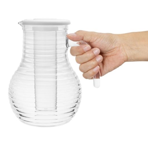 Olympia Kristallon Jug With Cooling Tube Polycarbonate Ridged 1600ml (HC357)