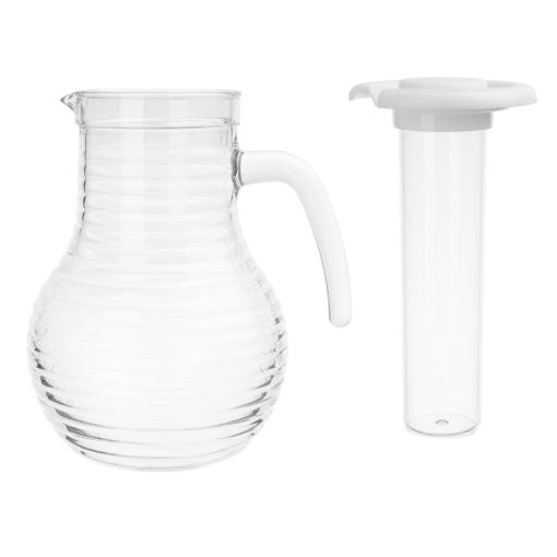 Olympia Kristallon Jug With Cooling Tube Polycarbonate Ridged 1600ml (HC357)