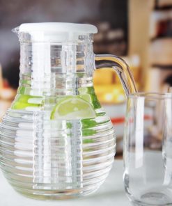 Olympia Kristallon Jug With Cooling Tube Polycarbonate Ridged 1600ml (HC357)