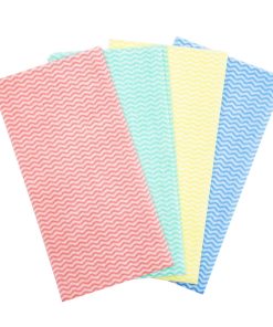 Jantex Non-Woven Cloths Red Pack of 50 (HS594)