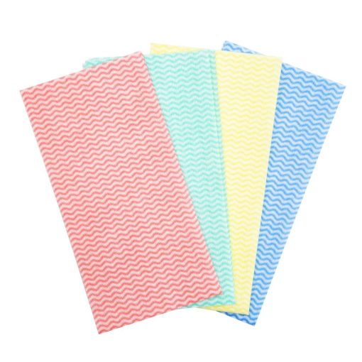 Jantex Non-Woven Cloths Red Pack of 50 (HS594)