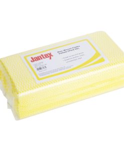 Jantex Non-Woven Cloths Yellow Pack of 50 (HS595)