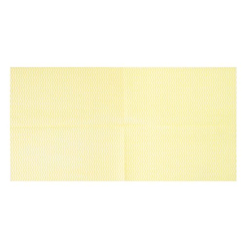 Jantex Non-Woven Cloths Yellow Pack of 50 (HS595)