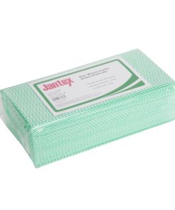 Jantex Non-Woven Cloths Green Pack of 50 (HS596)