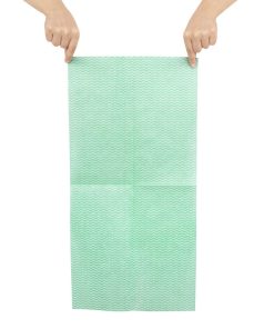 Jantex Non-Woven Cloths Green Pack of 50 (HS596)