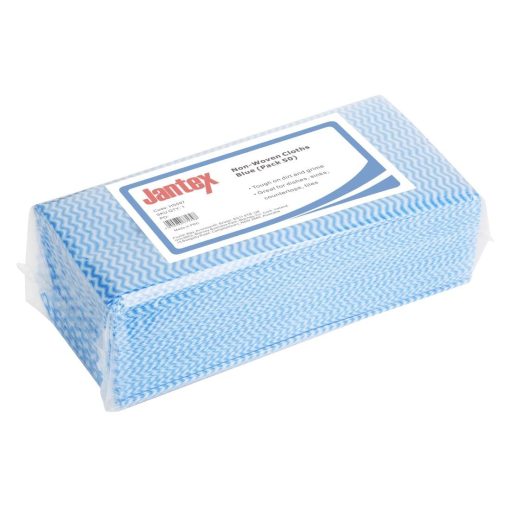 Jantex Non-Woven Cloths Blue Pack of 50 (HS597)