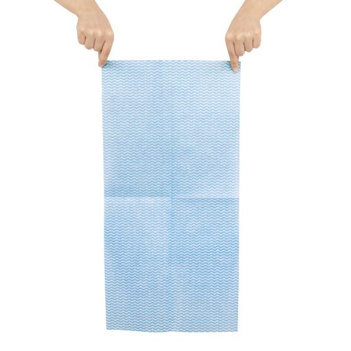 Jantex Non-Woven Cloths Blue Pack of 50 (HS597)