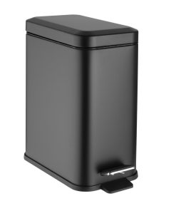 Jantex Slim Washroom Bin Black 5Ltr (HT476)