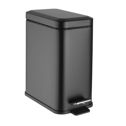 Jantex Slim Washroom Bin Black 5Ltr (HT476)