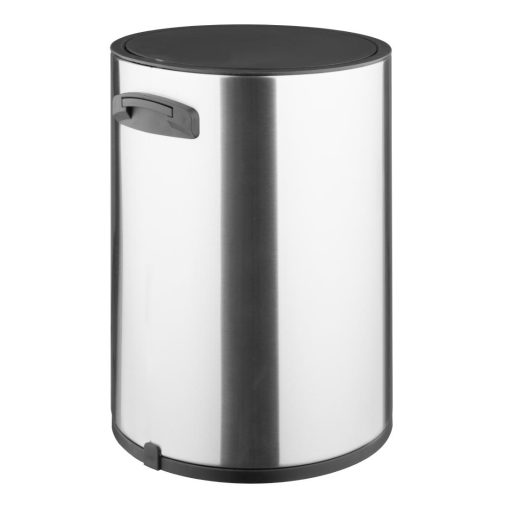 Jantex Round Brushed Steel Pedal Bin 3Ltr (HT478)