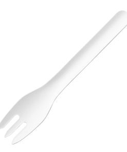 Fiesta Compostable Paper Forks 155mm Pack of 100 (HT483)