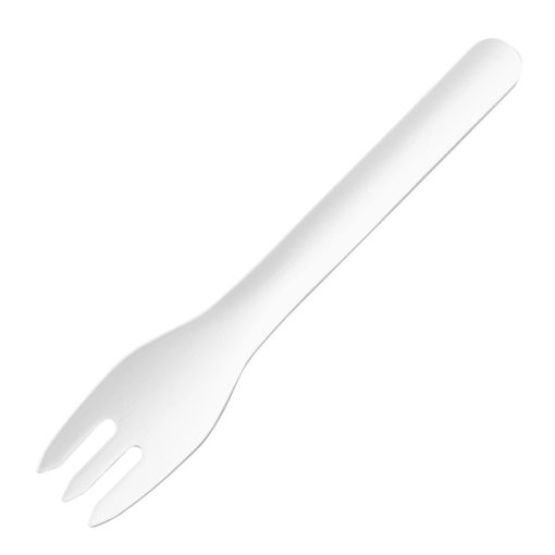 Fiesta Compostable Paper Forks 155mm Pack of 100 (HT483)