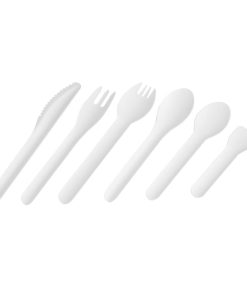 Fiesta Compostable Paper Forks 155mm Pack of 100 (HT483)