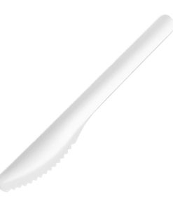 Fiesta Compostable Paper Knives 165mm Pack of 100 (HT484)