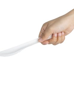 Fiesta Compostable Paper Knives 165mm Pack of 100 (HT484)