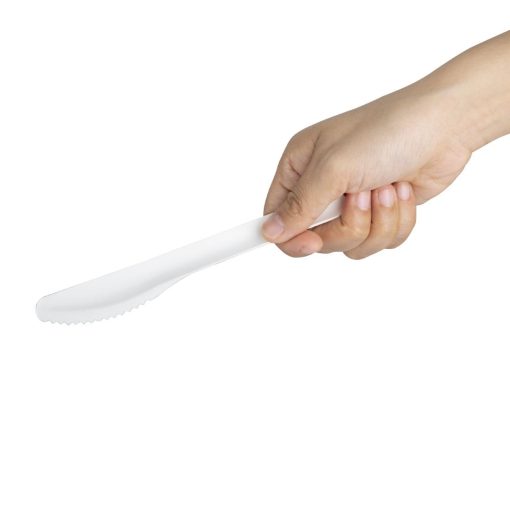 Fiesta Compostable Paper Knives 165mm Pack of 100 (HT484)