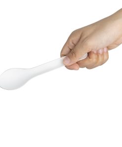 Fiesta Compostable Paper Spoons 150mm Pack of 100 (HT485)