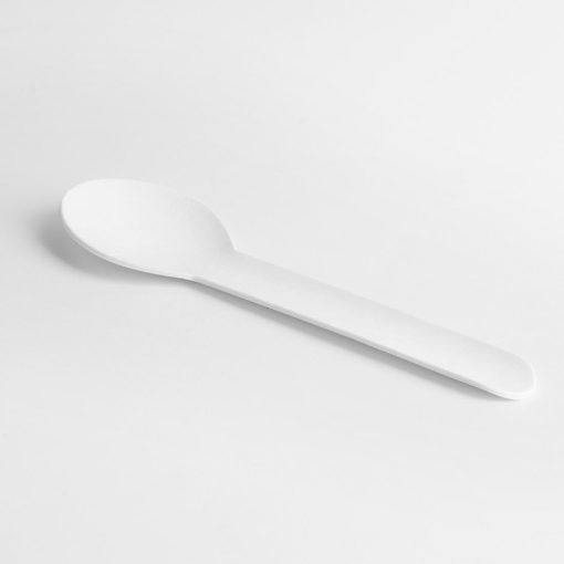 Fiesta Compostable Paper Teaspoons 132mm Pack of 100 (HT486)