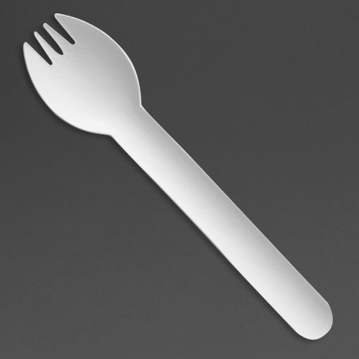 Fiesta Compostable Paper Sporks 160mm Pack of 100 (HT488)