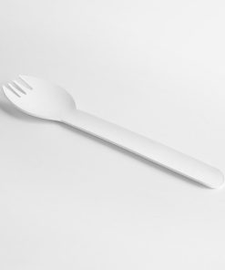 Fiesta Compostable Paper Sporks 160mm Pack of 100 (HT488)