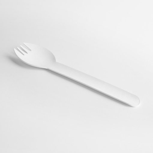 Fiesta Compostable Paper Sporks 160mm Pack of 100 (HT488)