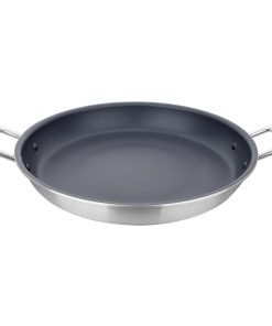 Vogue Aluminium Non-stick Teflon Platinum Plus Paella Pan 45cm (HT991)