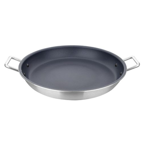 Vogue Aluminium Non-stick Teflon Platinum Plus Paella Pan 45cm (HT991)