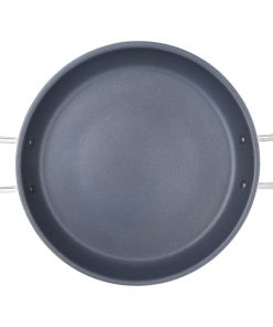 Vogue Aluminium Non-stick Teflon Platinum Plus Paella Pan 45cm (HT991)