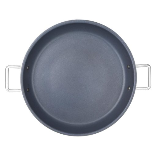 Vogue Aluminium Non-stick Teflon Platinum Plus Paella Pan 45cm (HT991)