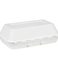 Fiesta Compostable Bagasse Food Containers 9x6 Pack of 200 (HW020)