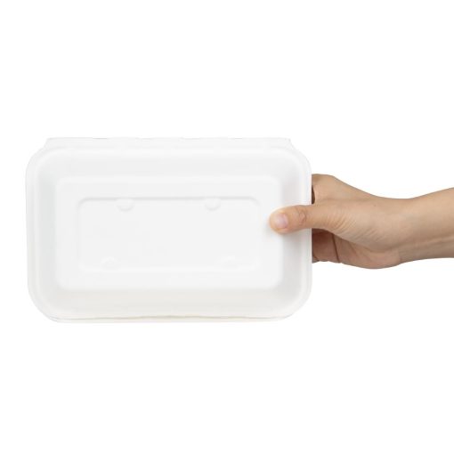 Fiesta Compostable Bagasse Food Containers 9x6 Pack of 200 (HW020)