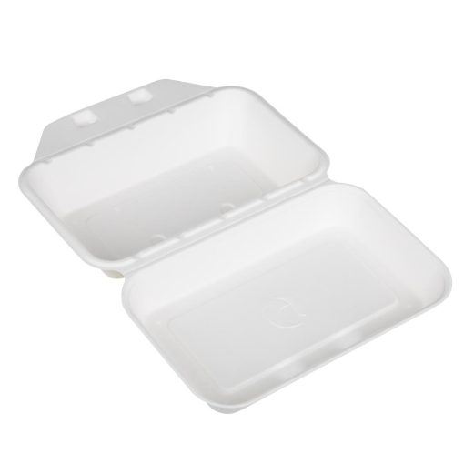 Fiesta Compostable Bagasse Food Containers 9x6 Pack of 200 (HW020)