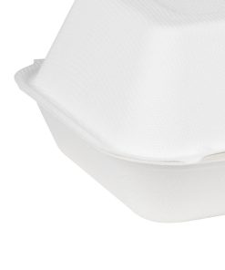 Fiesta Compostable Bagasse Food Containers 9x6 Pack of 200 (HW020)