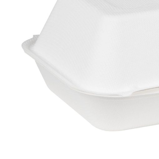 Fiesta Compostable Bagasse Food Containers 9x6 Pack of 200 (HW020)