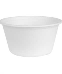 Fiesta Compostable Bagasse Bowl Base 900ml Pack of 50 (HW024)