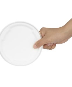 Fiesta Compostable Bagasse Lids for 400-500ml Bowl Bases Pack of 50 (HW025)