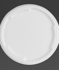 Fiesta Compostable Bagasse Lids for 750-900ml Bowl Bases Pack of 50 (HW027)